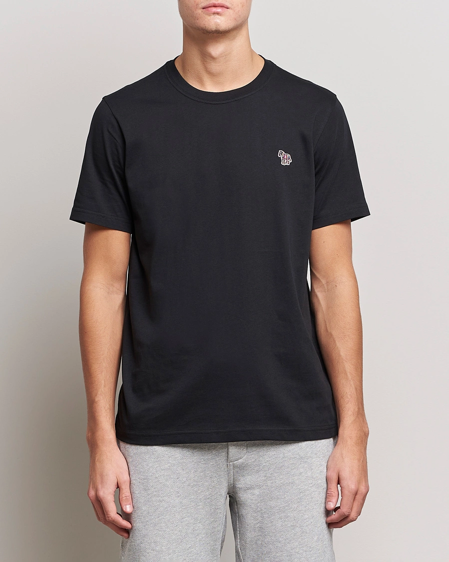 Herre | Klær | PS Paul Smith | Classic Organic Cotton Zebra T-Shirt Black