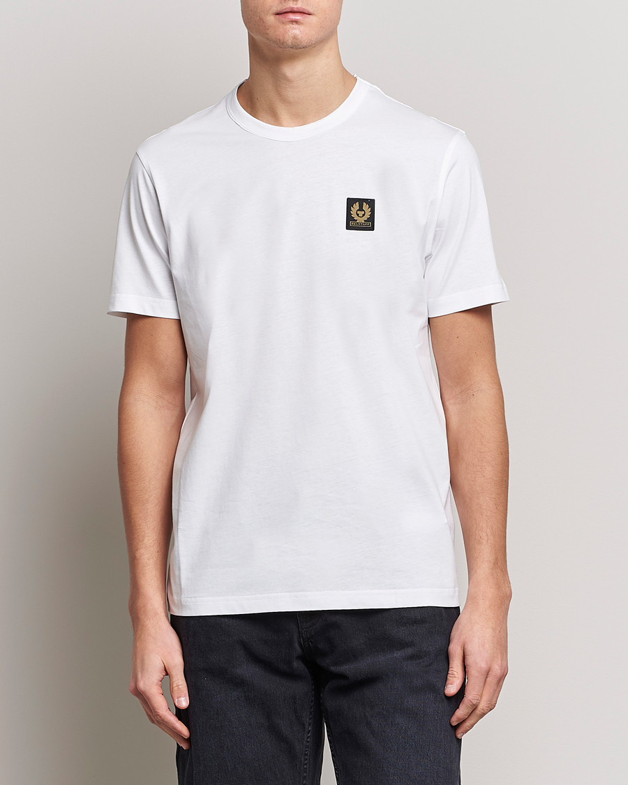 Herre | Hvite t-shirts | Belstaff | Cotton Logo T-Shirt White
