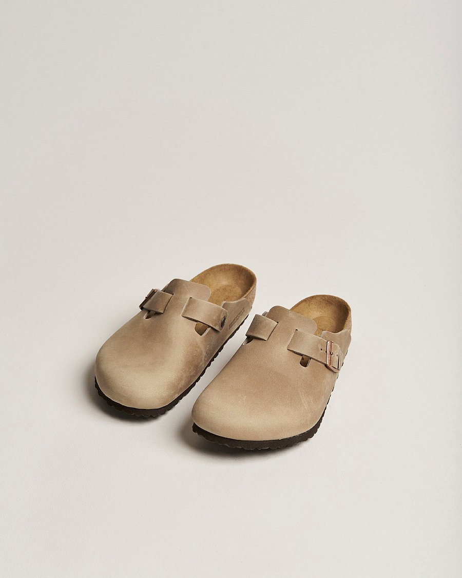 Herre | Sandaler og tøfler | BIRKENSTOCK | Boston Classic Footbed Tobacco Oiled Leather