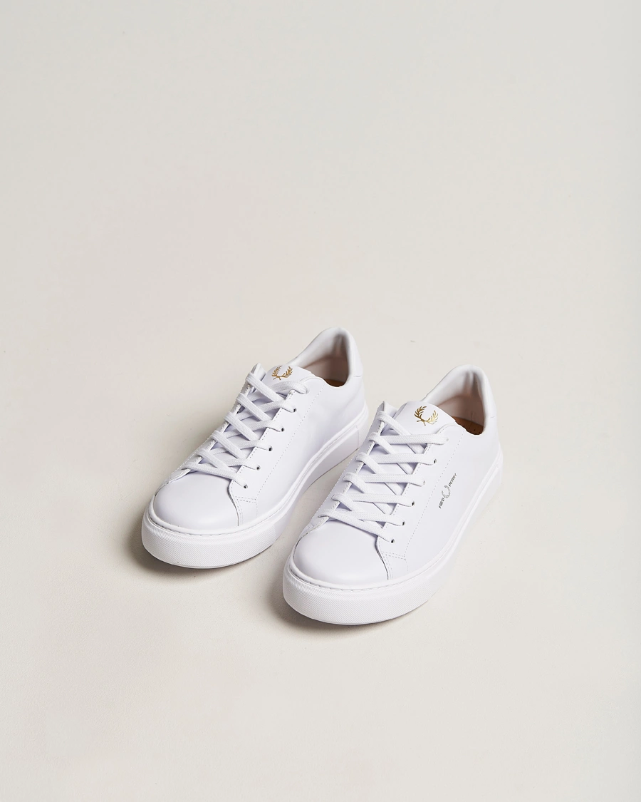 Herre | Sko | Fred Perry | B71 Leather Sneaker White