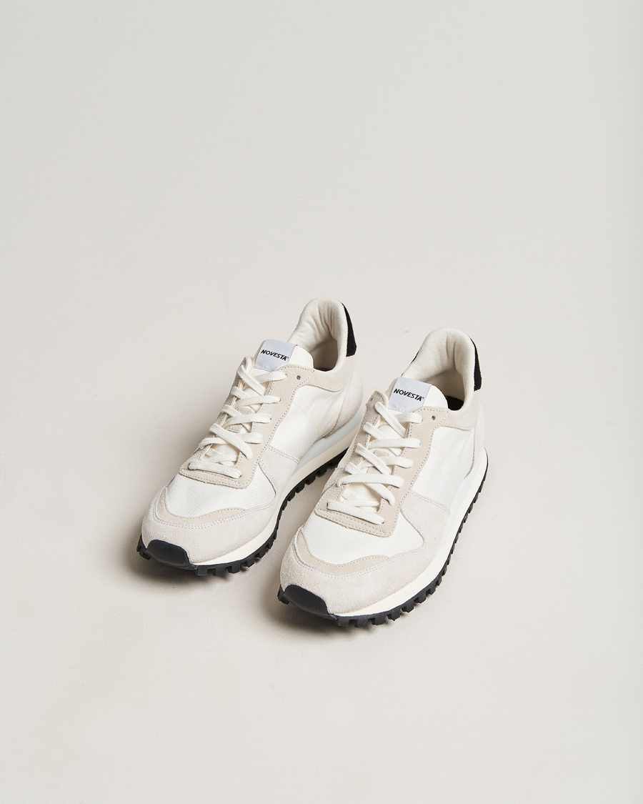 Herre | Hvite sneakers | Novesta | Marathon Trail Running Sneaker White