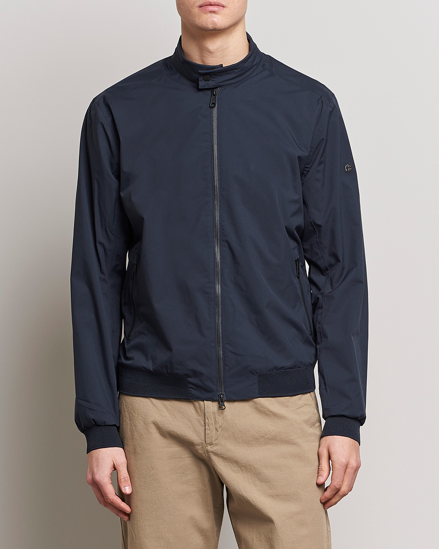 Herre | Klær | Scandinavian Edition | Plain Waterproof Jacket Midnight Blue