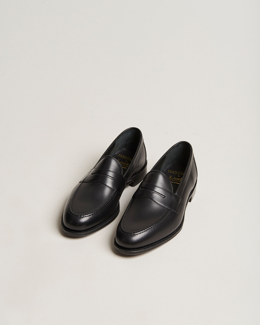 Herre | Formal Wear | Loake 1880 | Hornbeam Eco Penny Loafer Black Calf