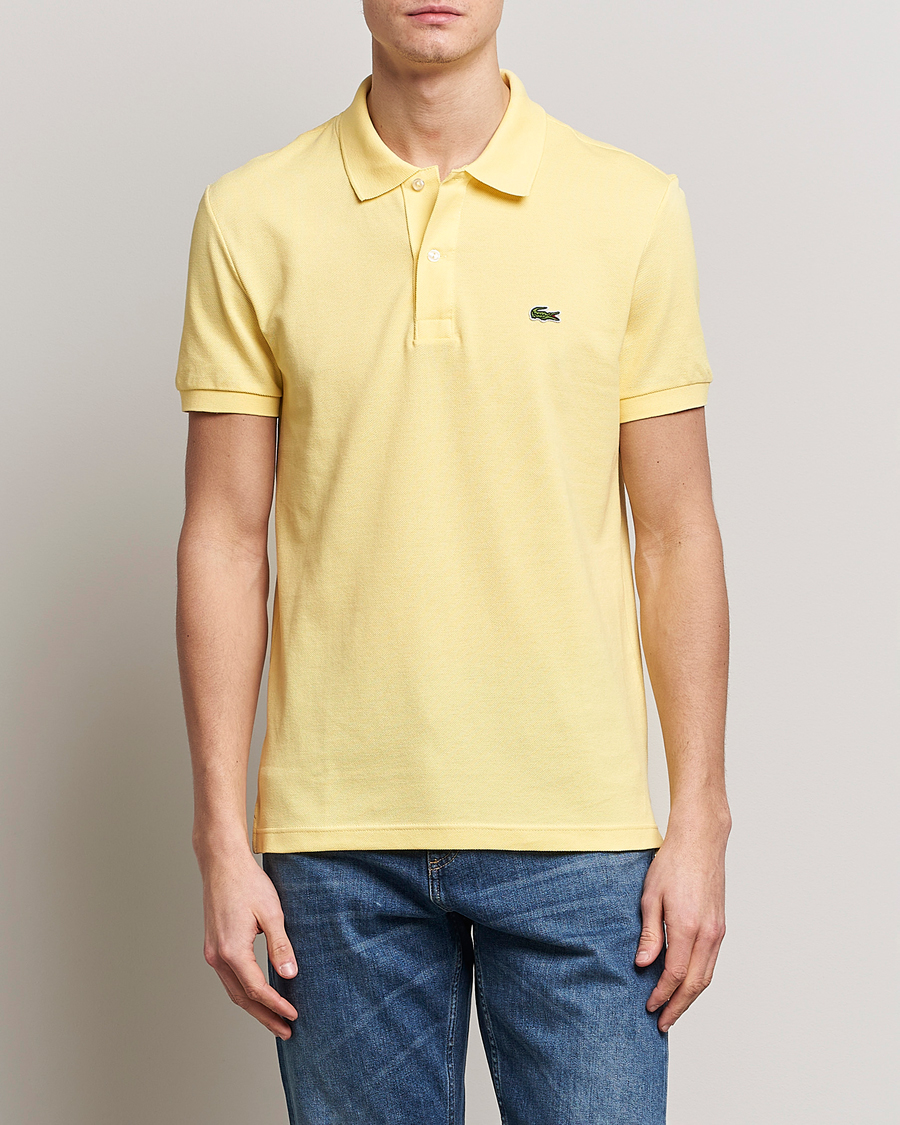 Herre | Lacoste | Lacoste | Slim Fit Polo Piké Yellow
