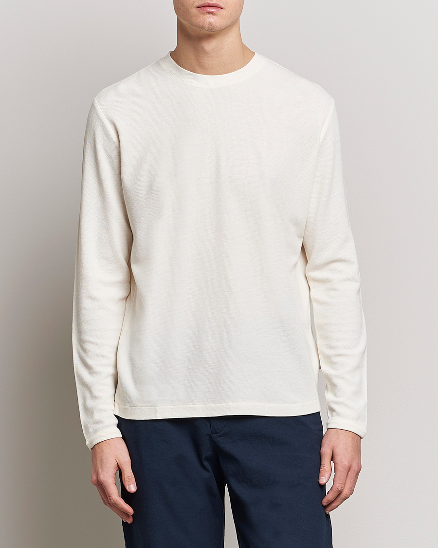 Herre |  | NN07 | Clive Knitted Sweater Egg White