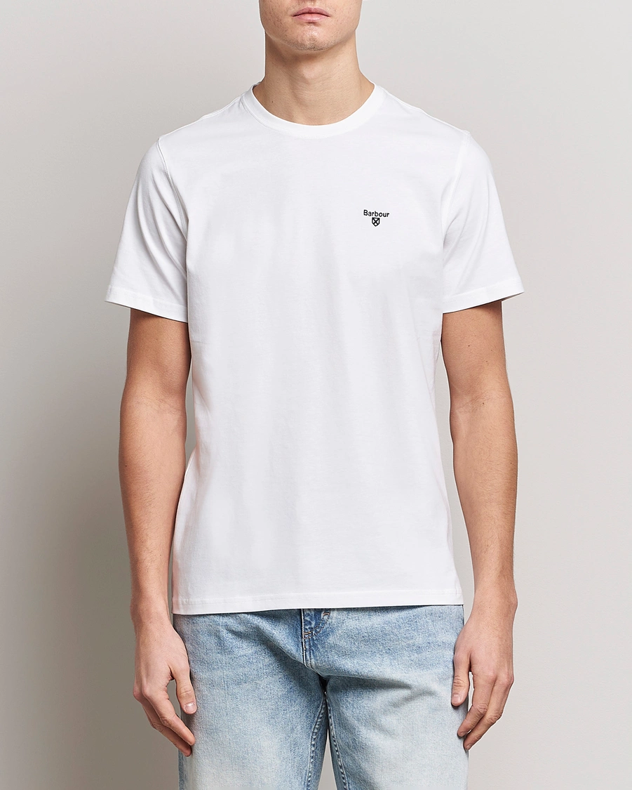 Herre | Hvite t-shirts | Barbour Lifestyle | Essential Sports T-Shirt White