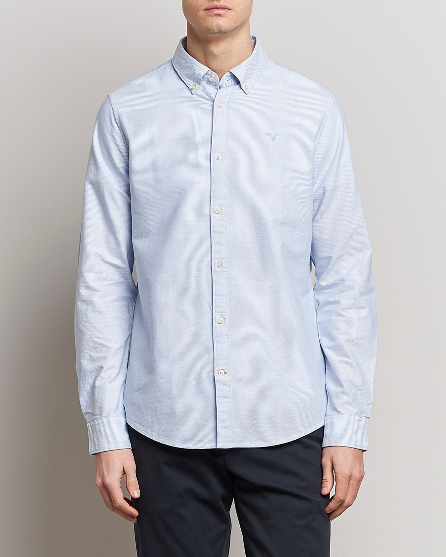 Herr | Barbour Lifestyle | Barbour Lifestyle | Tailored Fit Striped Oxtown Shirt Blue/White