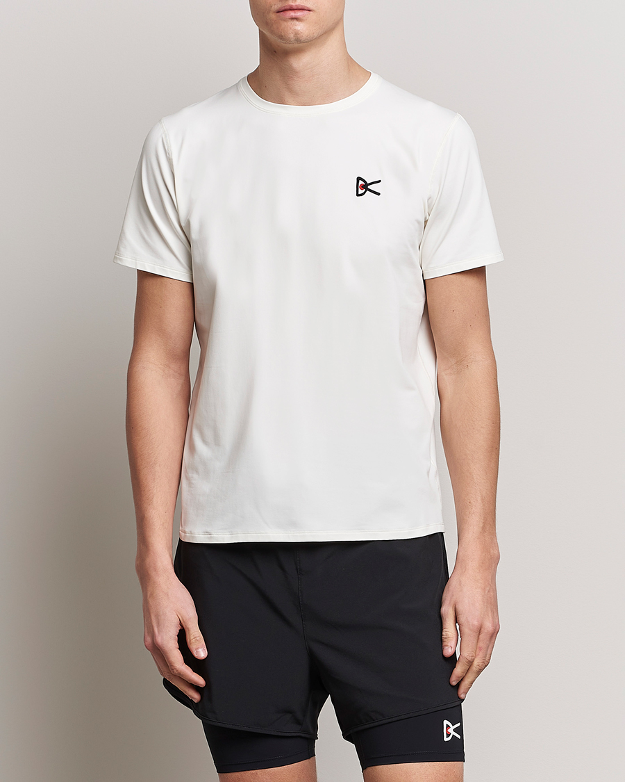 Herre | Hvite t-shirts | District Vision | Deva-Tech Short Sleeve T-Shirt White