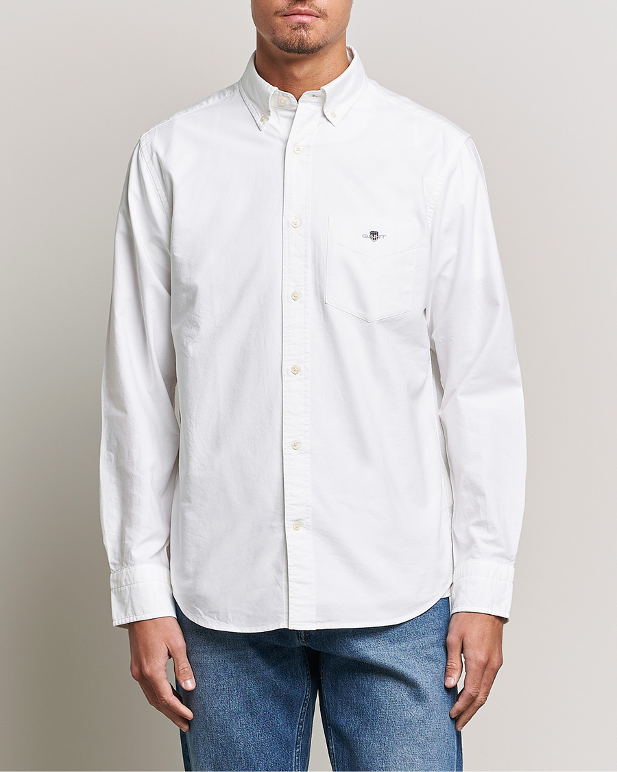 Herre | Oxfordskjorter | GANT | Regular Fit Oxford Shirt White