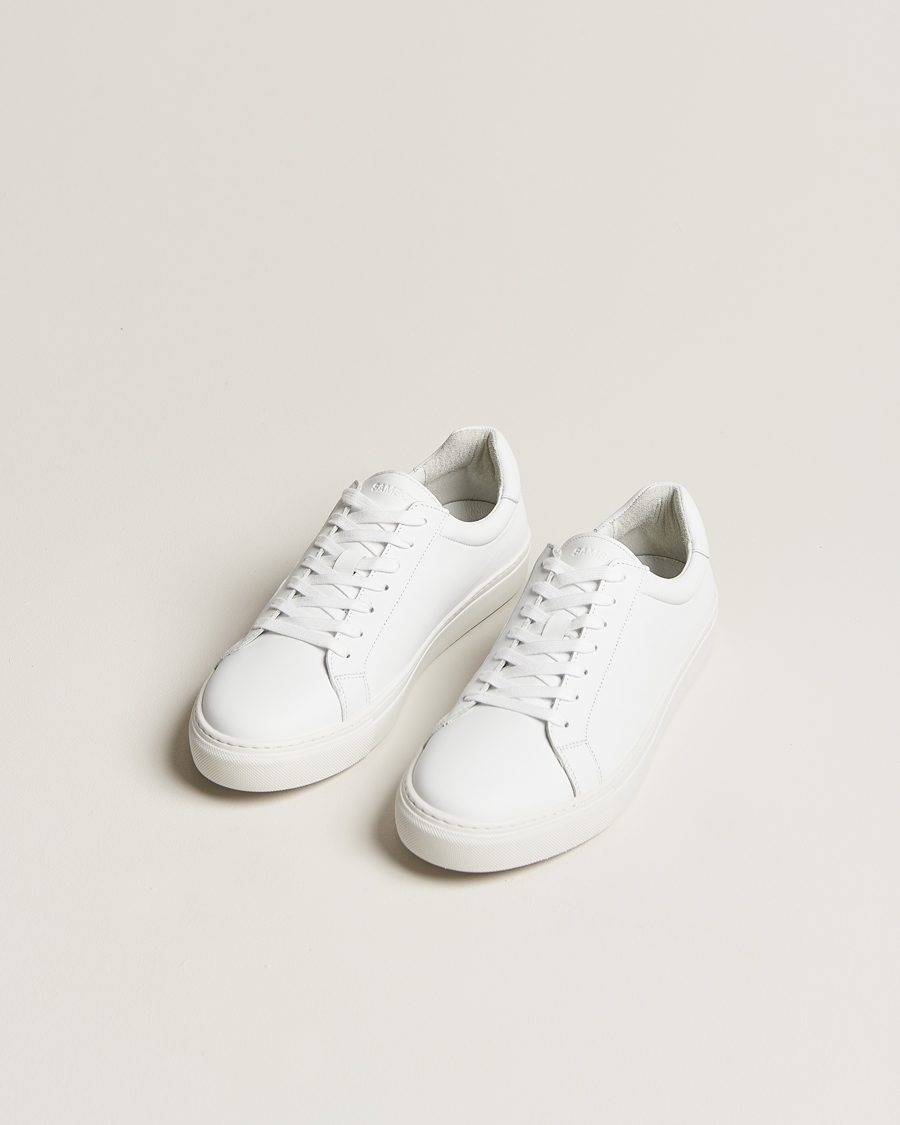 Herre |  | Samsøe Samsøe | Saharry Leather Sneakers White