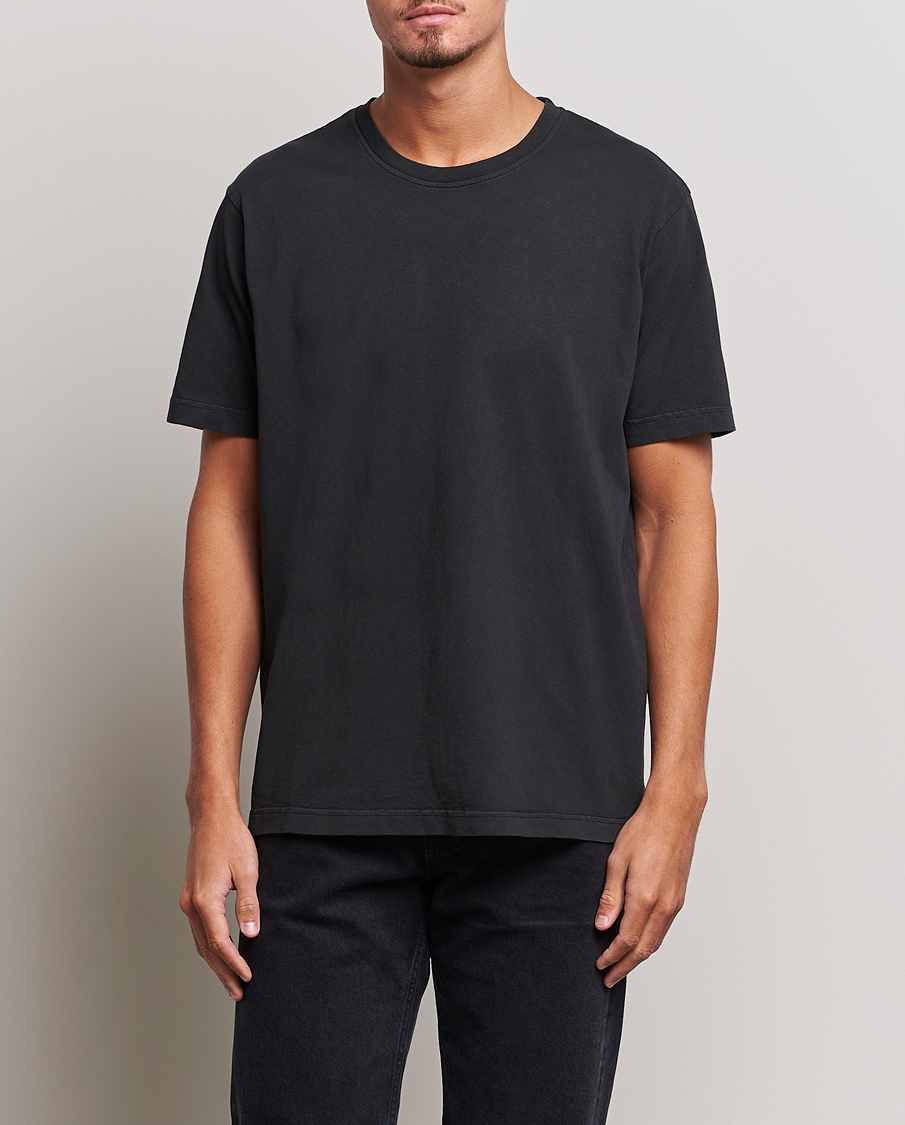 Herre | Klær | Nudie Jeans | Uno Everyday Crew Neck T-Shirt Black