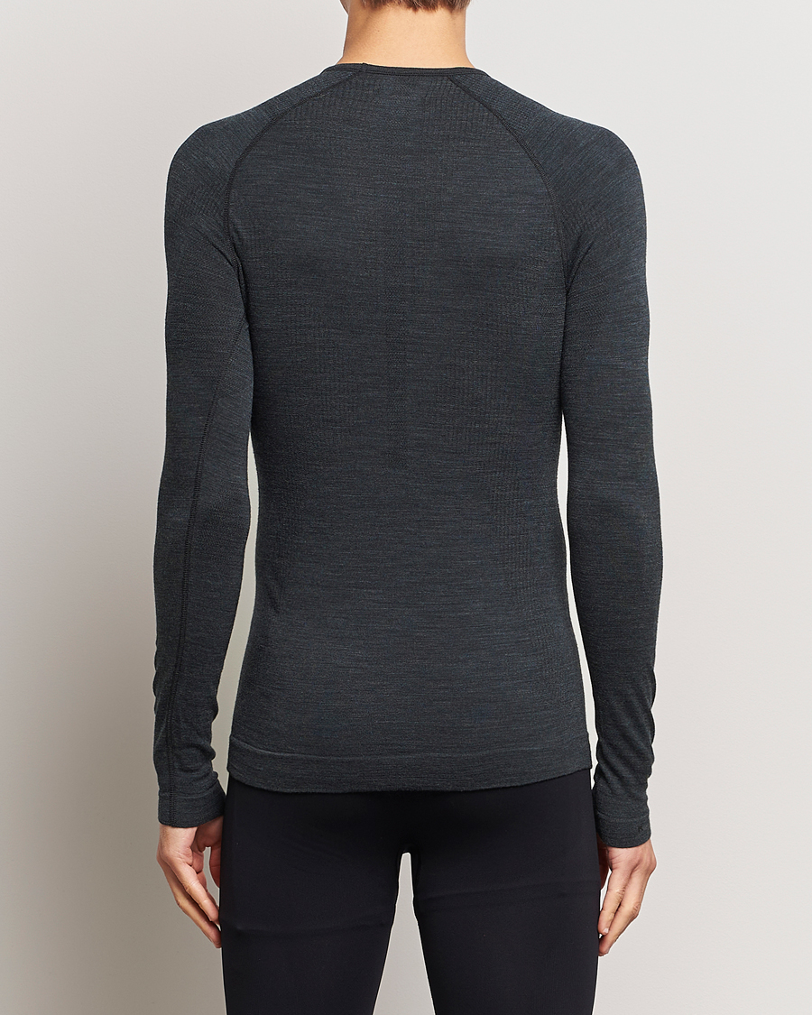 Herre | Klær | Falke Sport | Falke Long Sleeve Wool Tech Shirt Black