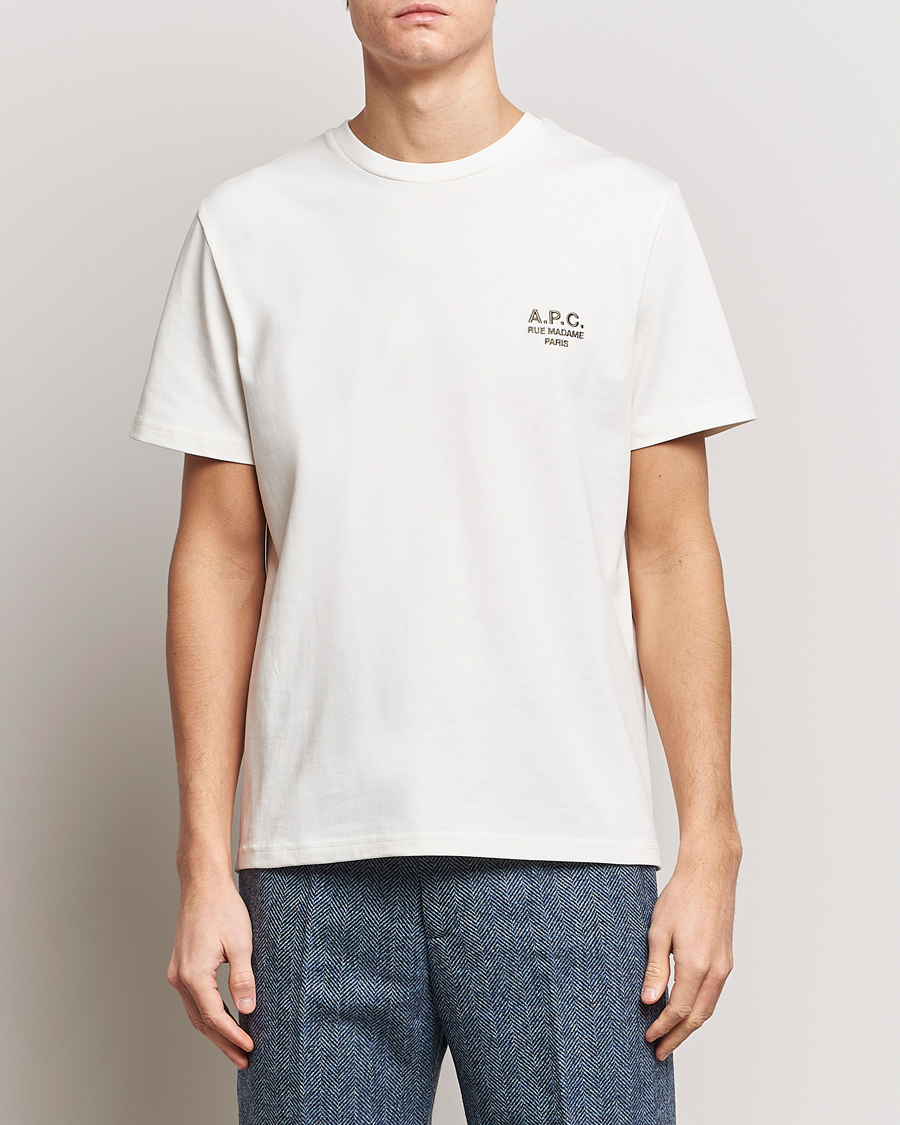 Herre | Hvite t-shirts | A.P.C. | Raymond T-Shirt Chalk