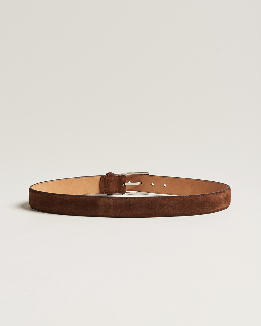 Herre | Umønstrede belter | Loake 1880 | William Suede Belt Brown