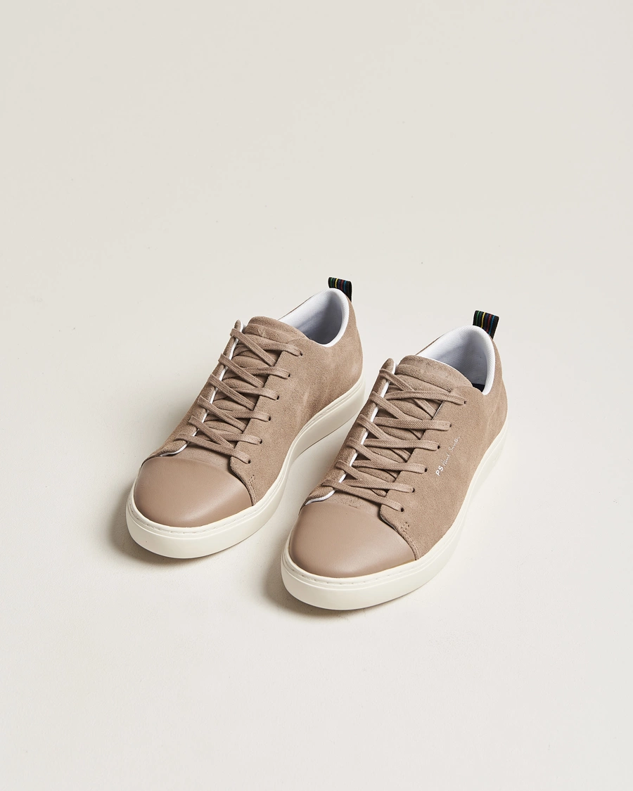 Herre | Paul Smith | PS Paul Smith | Lee Cap Toe Suede Sneaker Taupe