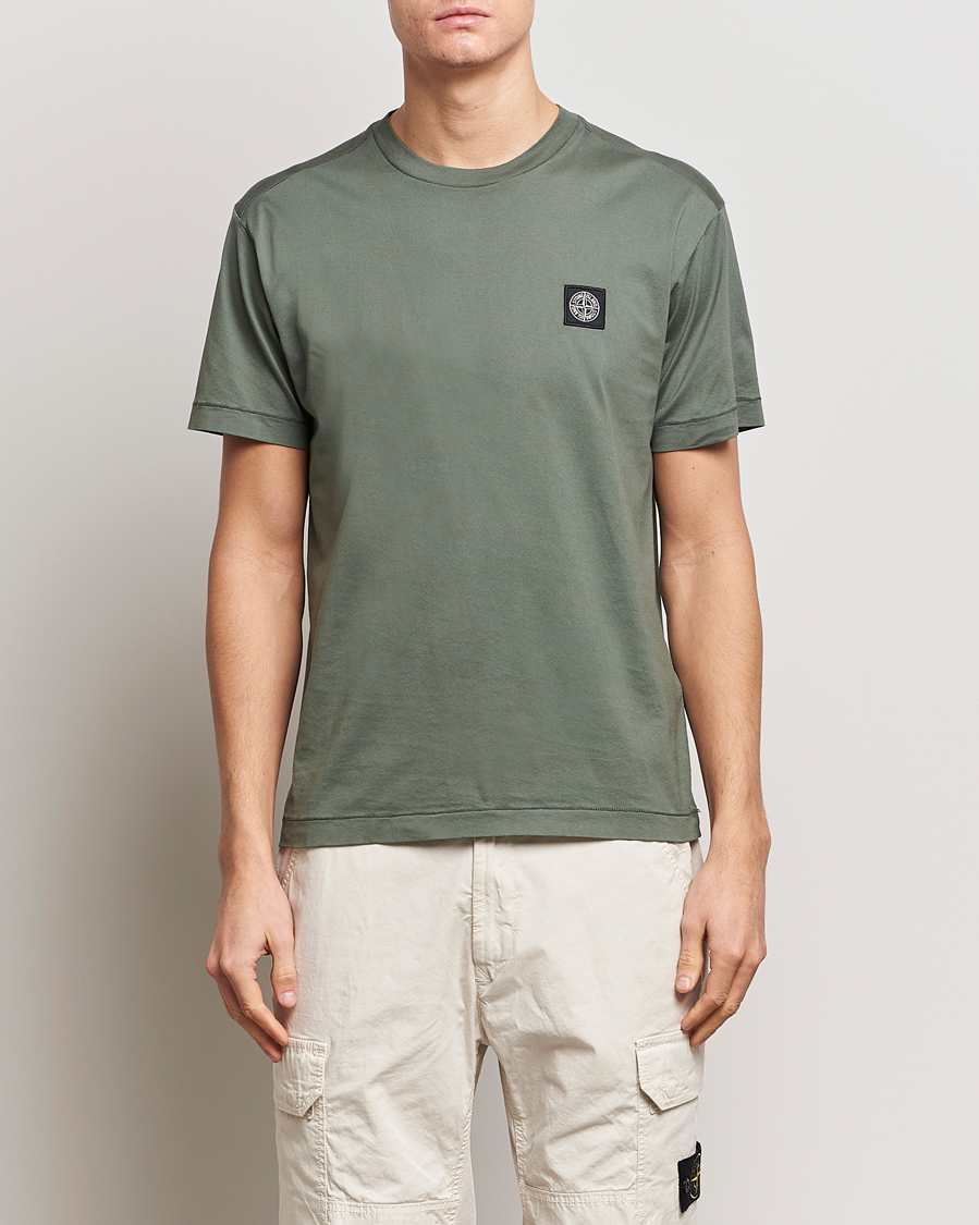 Herre | Klær | Stone Island | Garment Dyed Cotton Jersey T-Shirt Musk