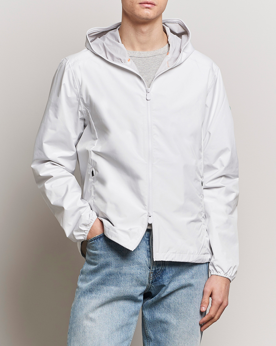Herre | Klær | Save The Duck | Zayn Lightweight Recycled Water Repellent Jacket White