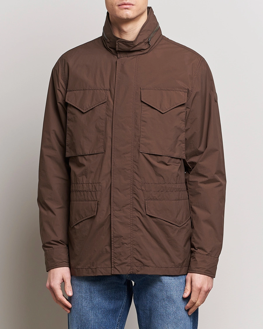 Herre | Save The Duck | Save The Duck | Mako Water Repellent Nylon Field Jacket Soil Brown