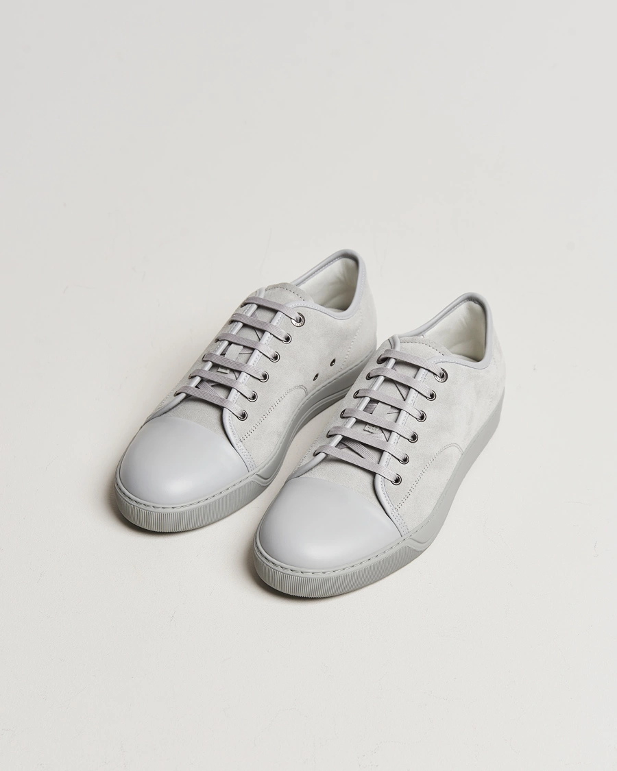 Herre | Sneakers | Lanvin | Nappa Cap Toe Sneaker Light Grey