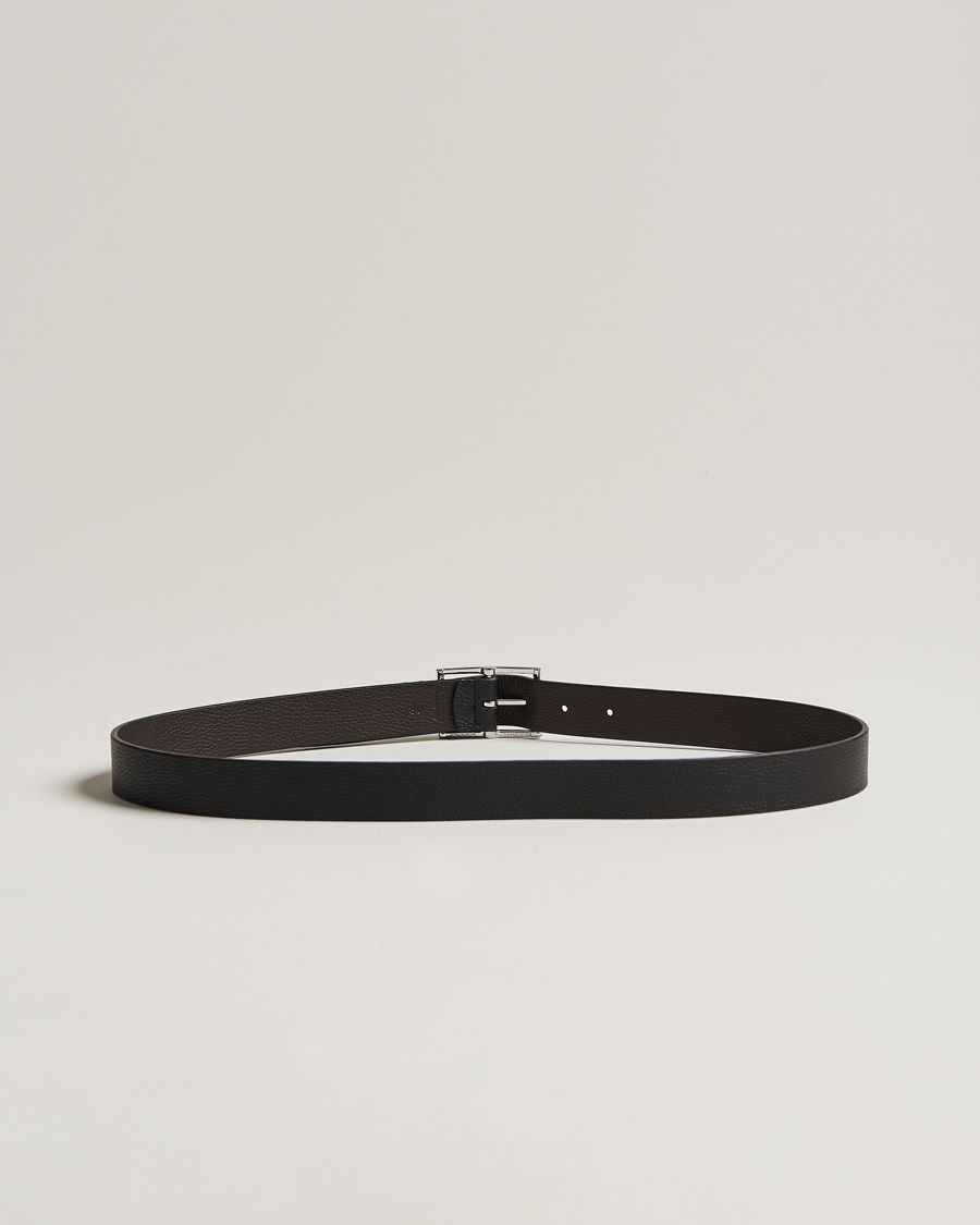 Herre | Umønstrede belter | Anderson\'s | Reversible Grained Leather Belt 3 cm Black/Brown