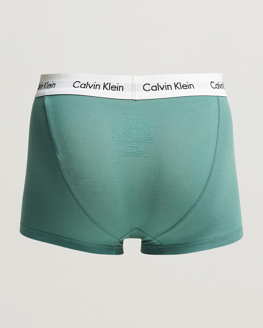 Herre | Calvin Klein | Calvin Klein | Cotton Stretch Trunk 3-pack Blue/Dust Blue/Green