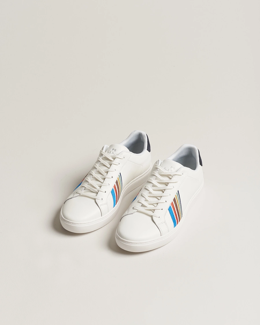 Herre | Hvite sneakers | PS Paul Smith | Rex Embroidery Leather Sneaker White