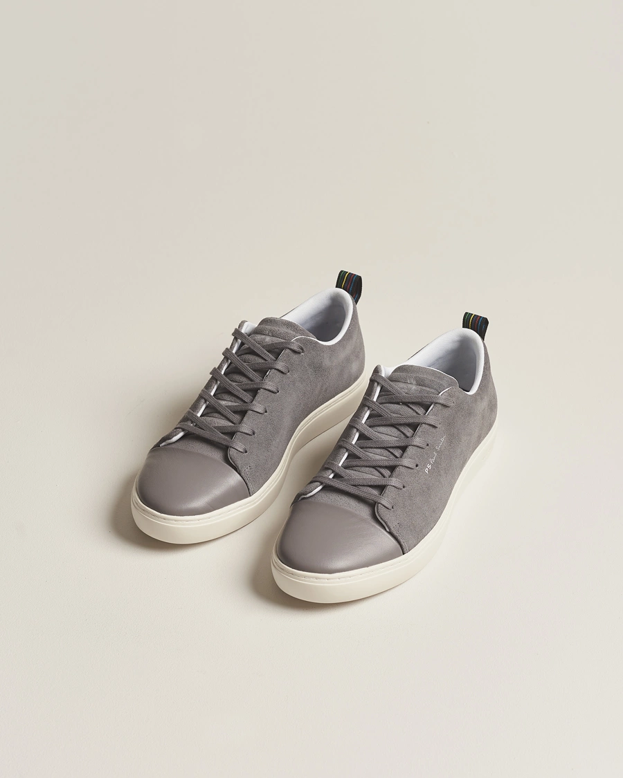 Herre | Paul Smith | PS Paul Smith | Lee Cap Toe Suede Sneaker Grey