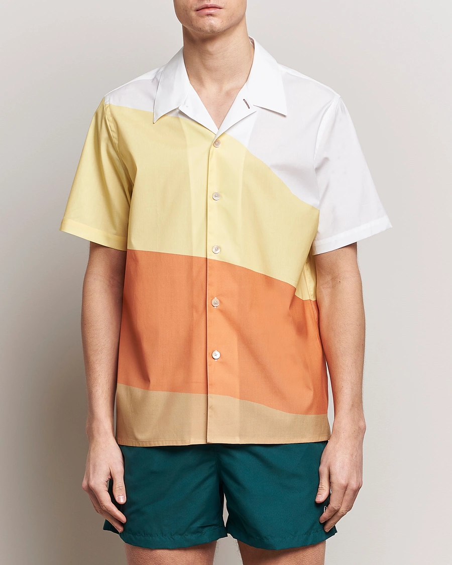 Herre | Klær | PS Paul Smith | Blocksstriped Resort Short Sleeve Shirt Multi