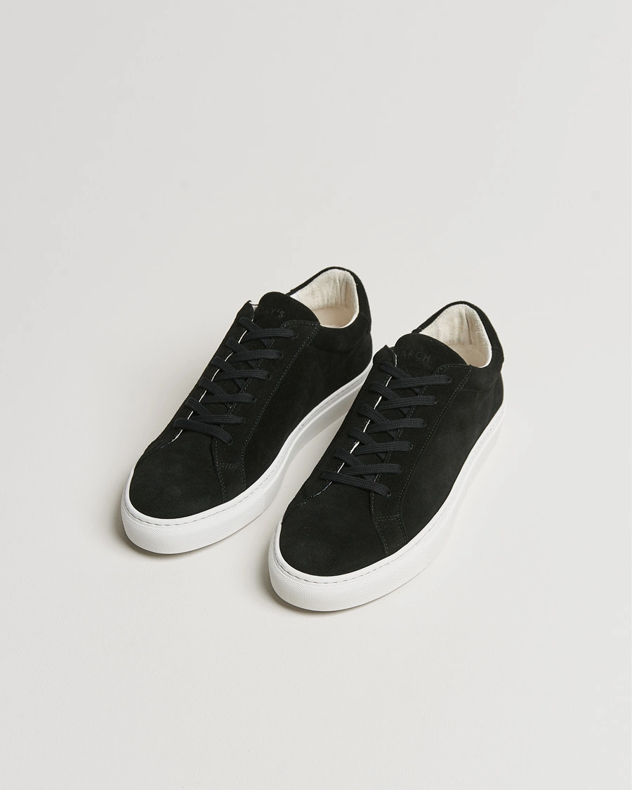 Herre | Sneakers | A Day's March | Suede Marching Sneaker Black
