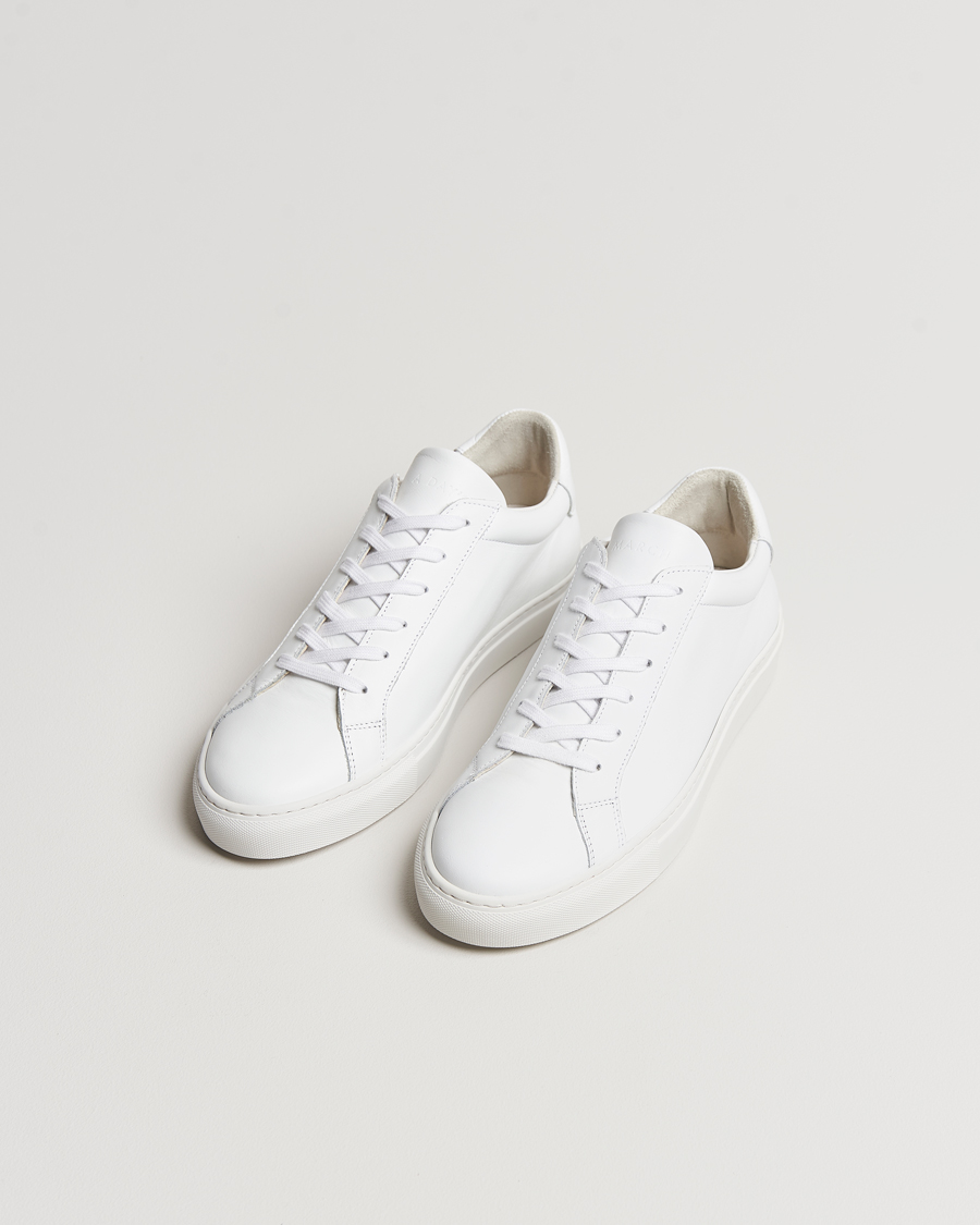 Herre | Hvite sneakers | A Day\'s March | Leather Marching Sneaker White