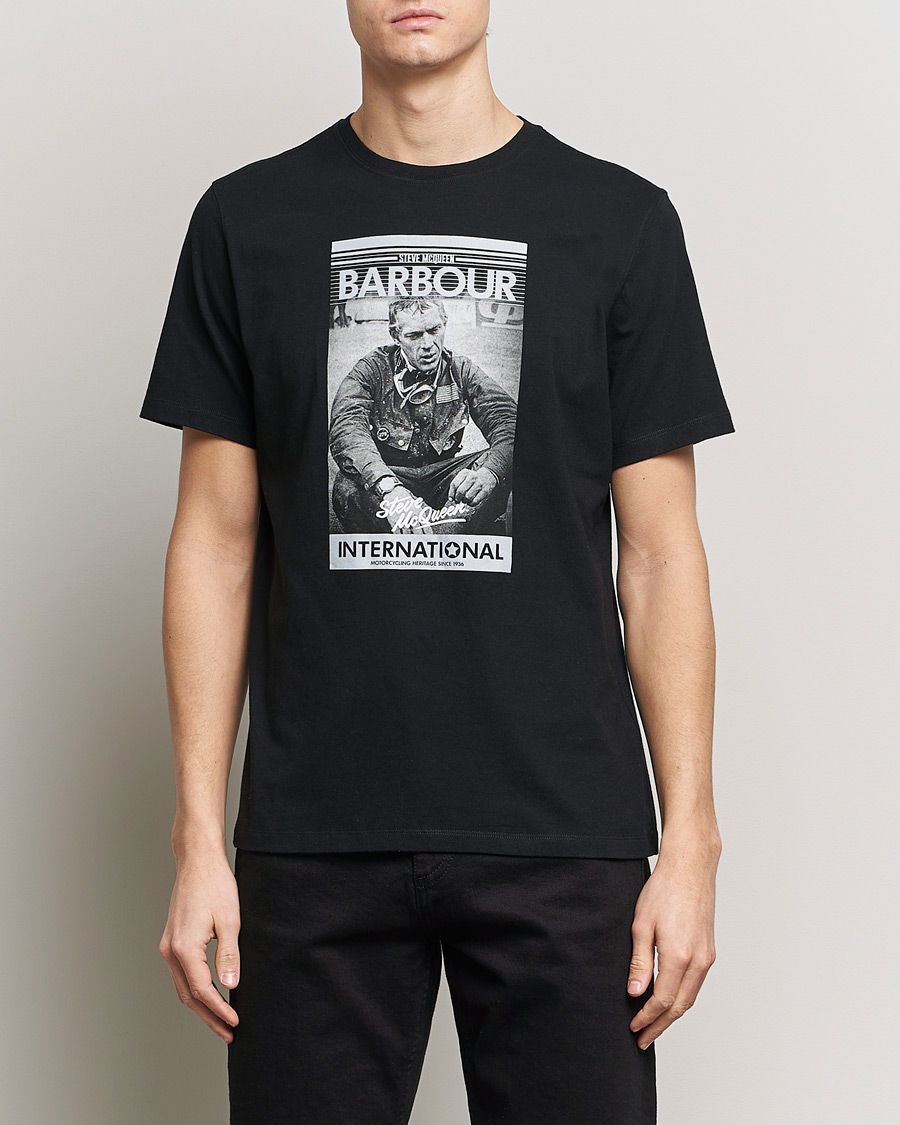 Herre | Barbour | Barbour International | Mount Steve McQueen T-Shirt Black