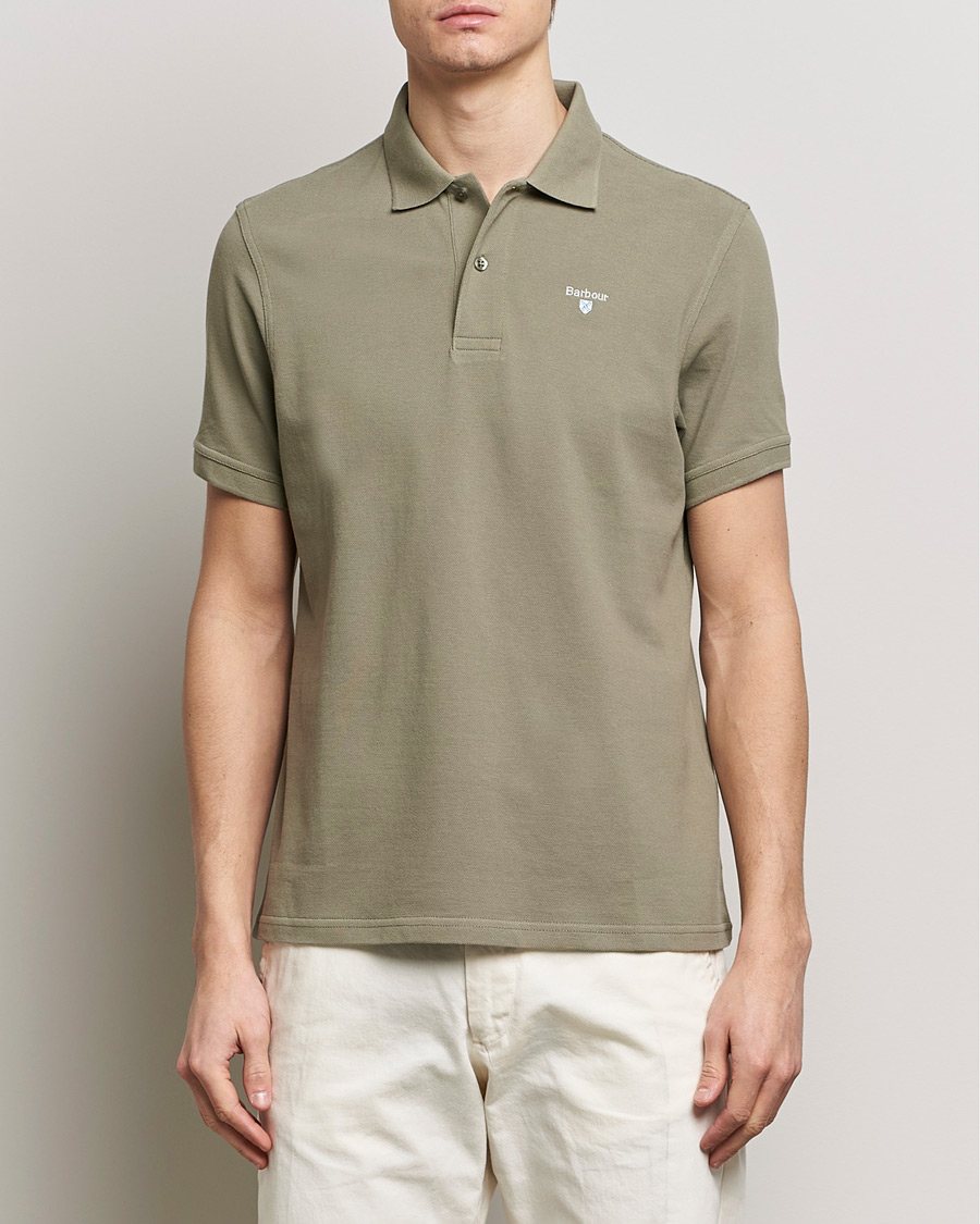 Herr | Best of British | Barbour Lifestyle | Sports Polo Dusty Green