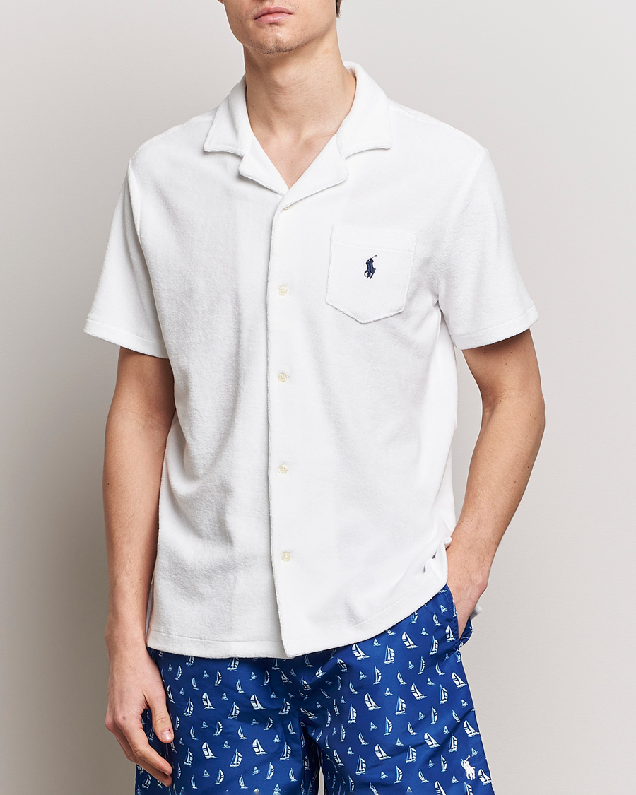 Herr |  | Polo Ralph Lauren | Cotton Terry Short Sleeve Shirt White