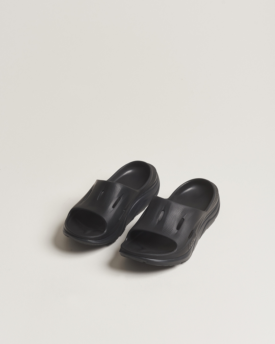 Herre | Sandaler og tøfler | Hoka One One | Hoka Ora Recovery Slide 3 Black