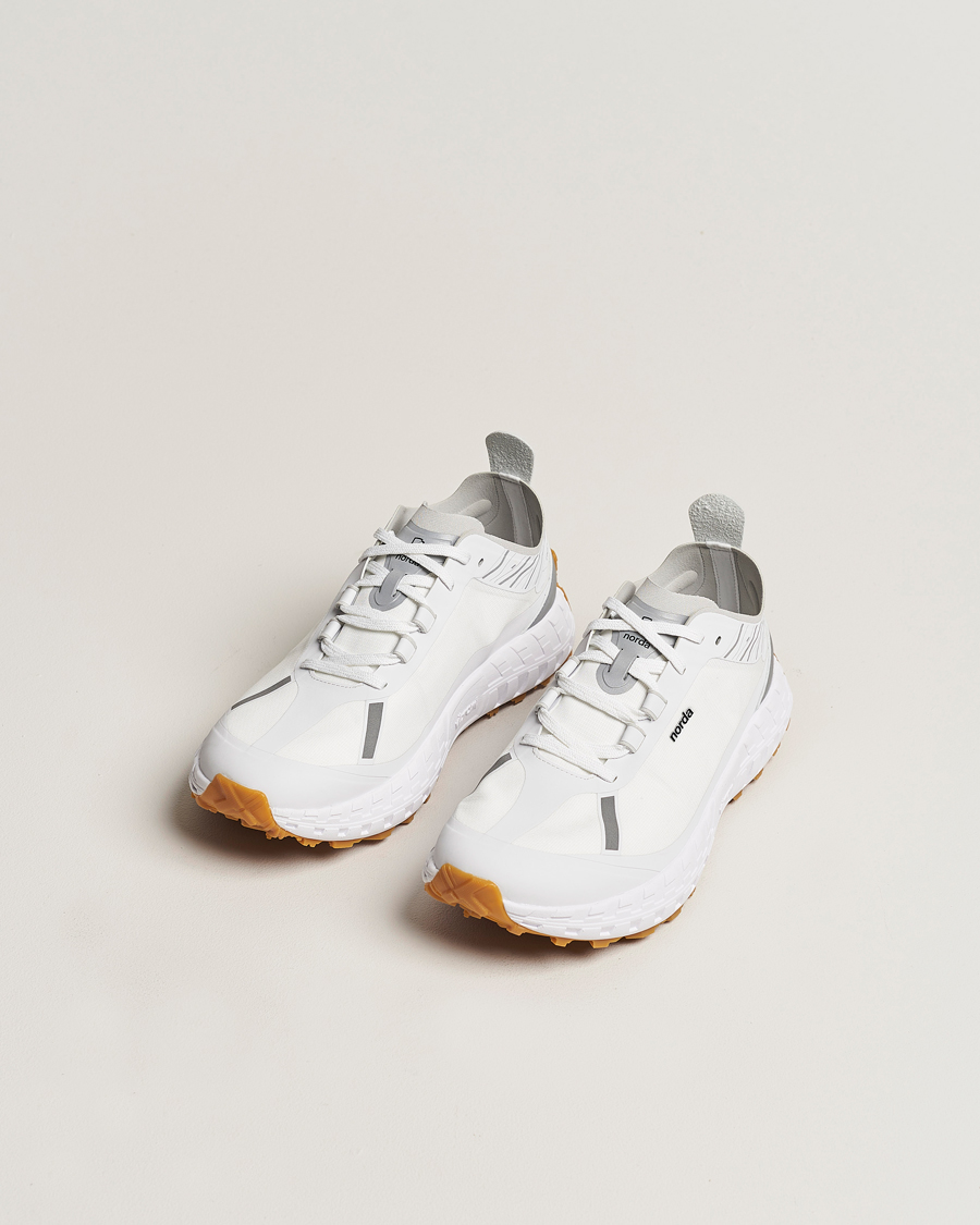 Herre | Hvite sneakers | Norda | 001 Running Sneakers White/Gum