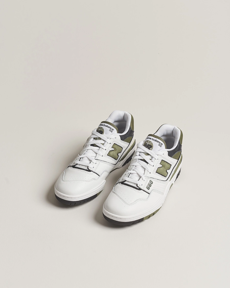 Herr | New Balance | New Balance | 550 Sneakers White/Green