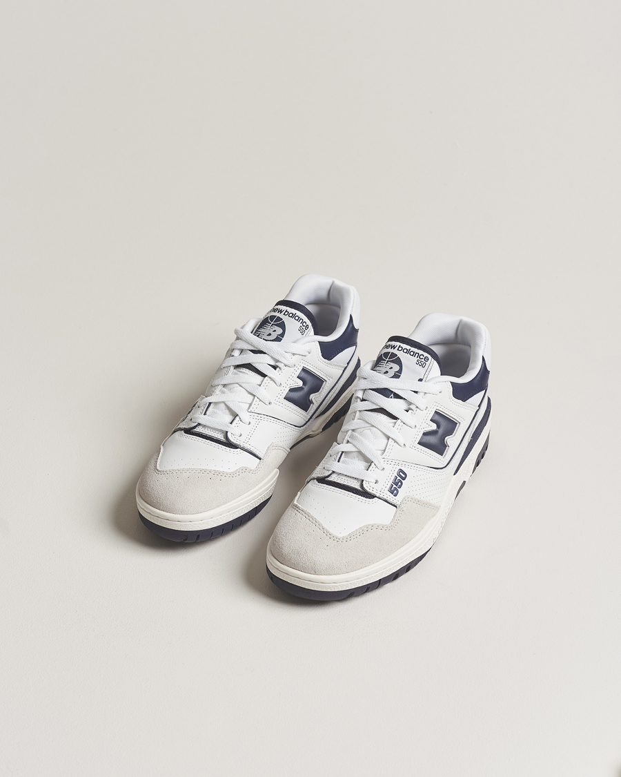 Herre | Sko | New Balance | 550 Sneakers White/Navy