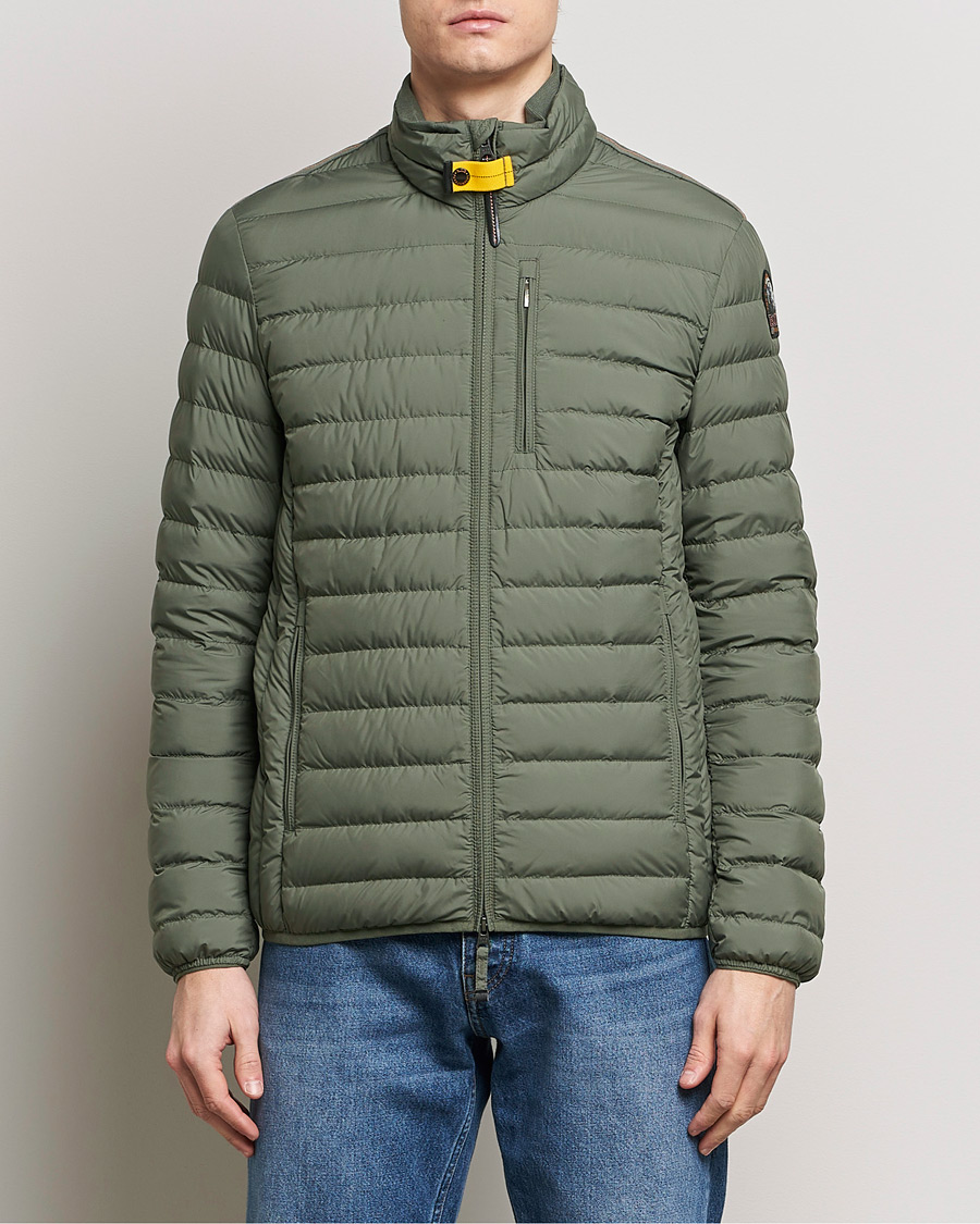 Herre | Lettvektsdunjakker | Parajumpers | Ugo Super Lightweight Jacket Thyme Green