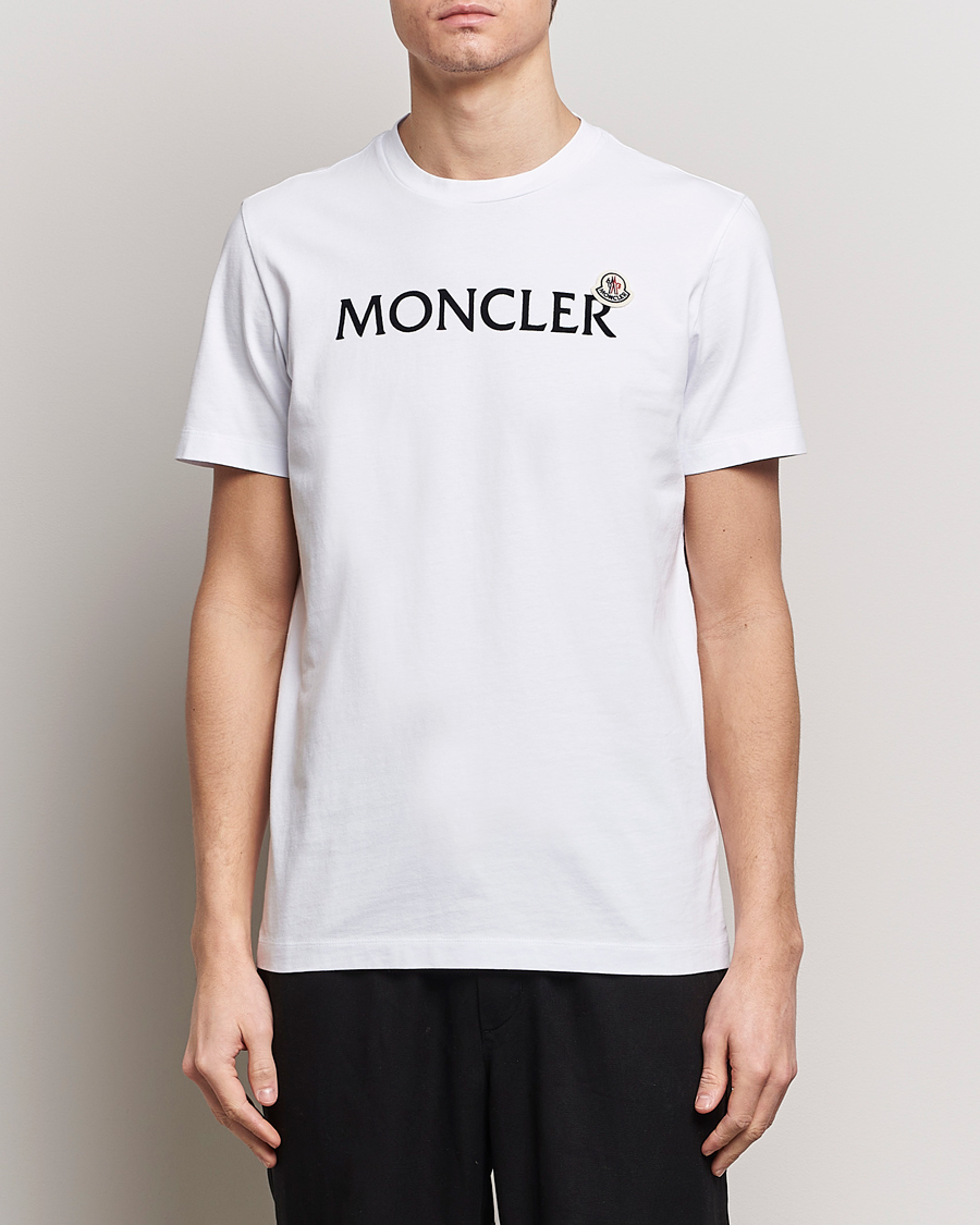 Herre | Klær | Moncler | Lettering Logo T-Shirt White