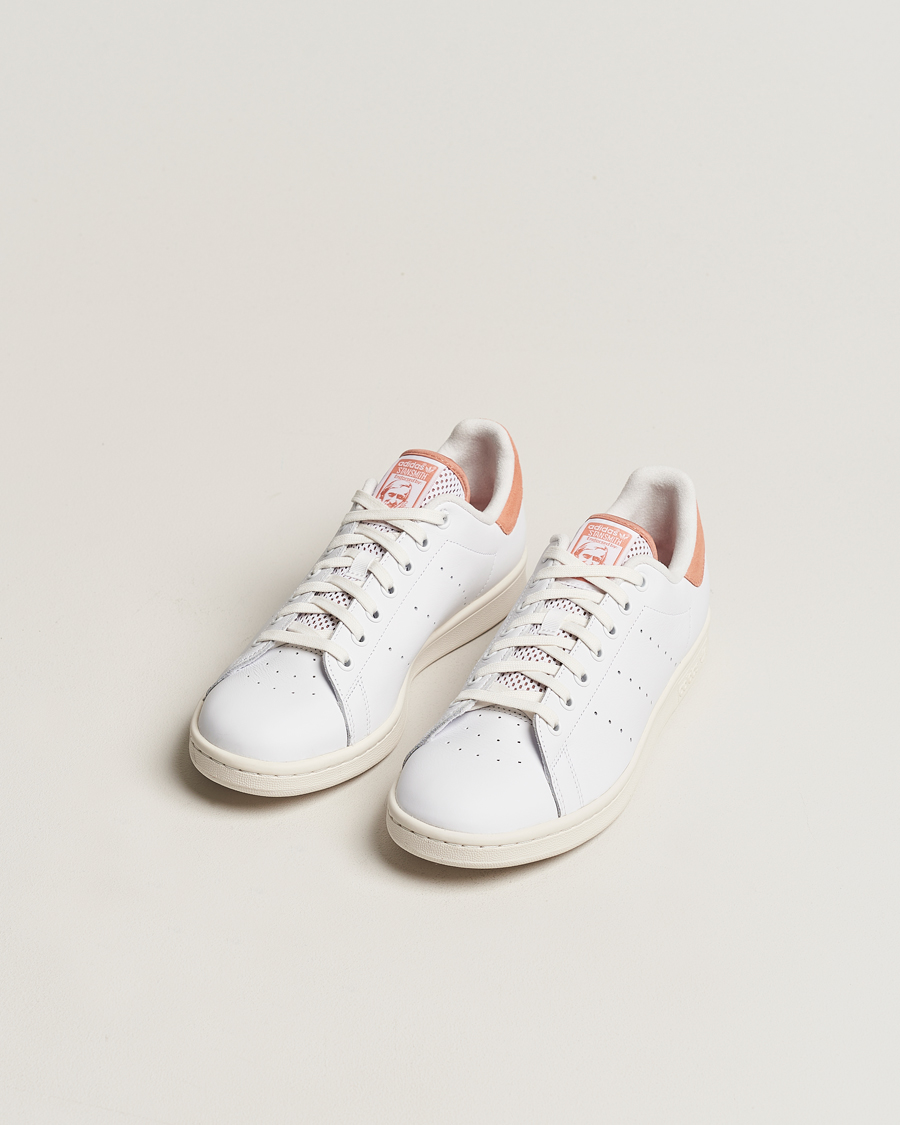 Herr | Skor | adidas Originals | Stan Smith Sneaker White/Orange