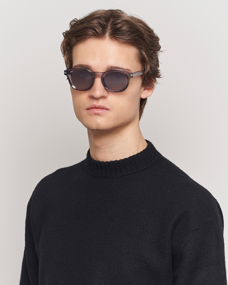 Herre | Assesoarer | Zegna | EZ0229 Sunglasses Grey/Smoke