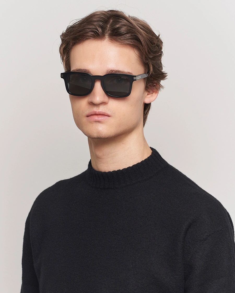 Herr | Zegna | Zegna | EZ0230 Sunglasses Black/Smoke