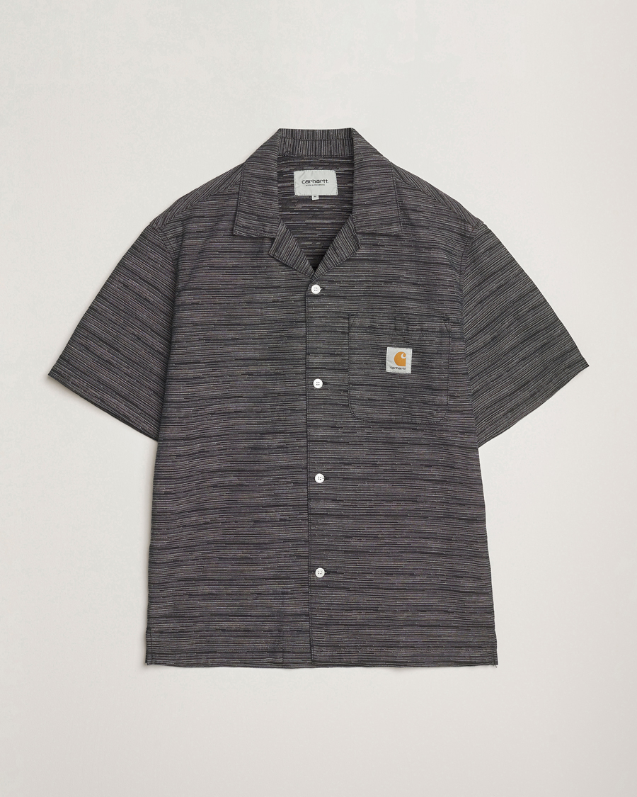 Herre | Skjorter | Carhartt WIP | Gellar Short Sleeve Shirt Black