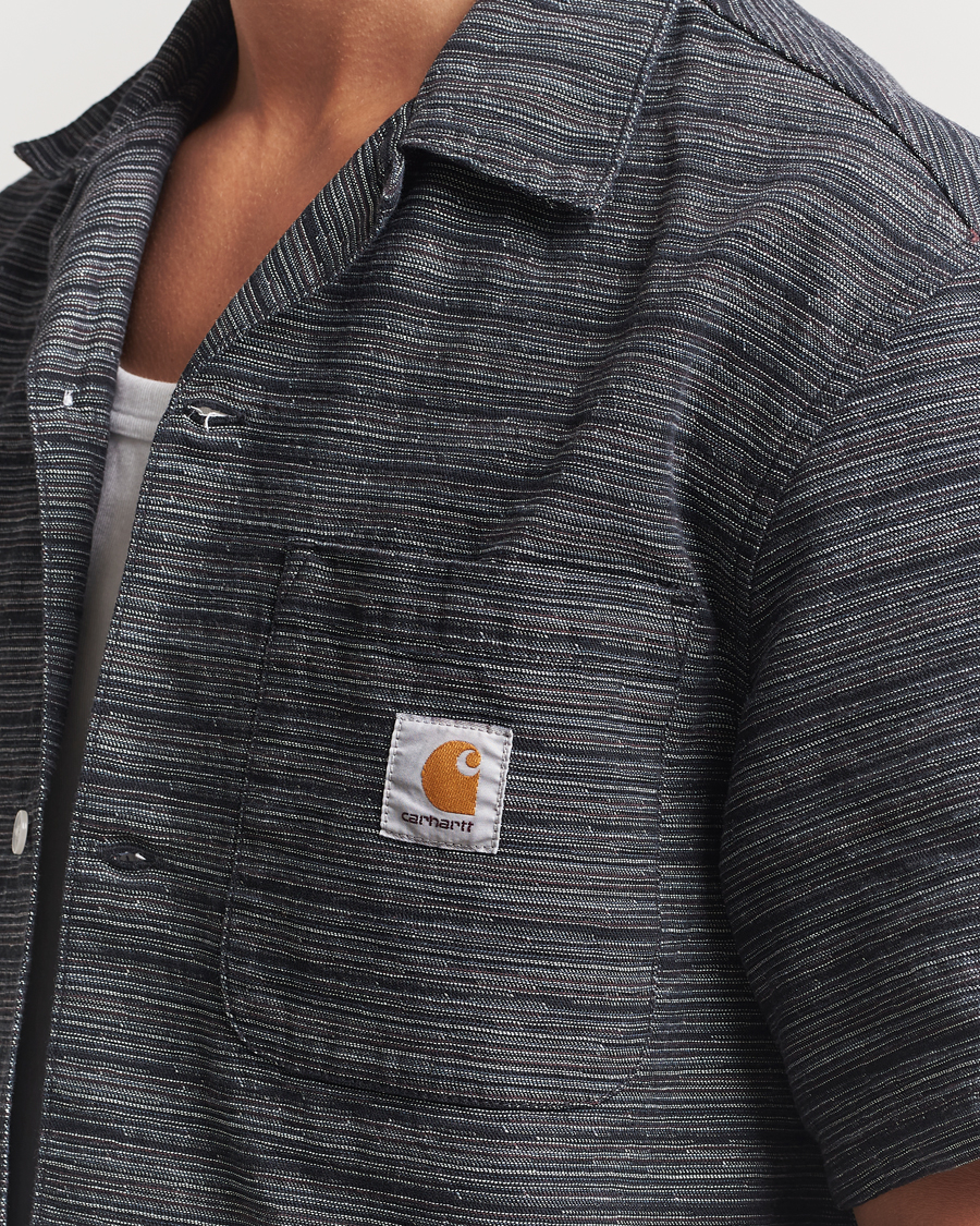 Herre | Skjorter | Carhartt WIP | Gellar Short Sleeve Shirt Black