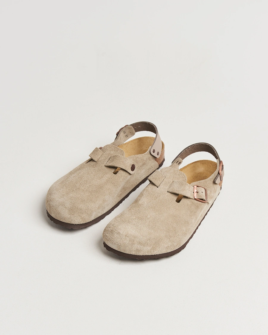 Herre | Sandaler og tøfler | BIRKENSTOCK | Tokio Classic Footbed Taupe Suede