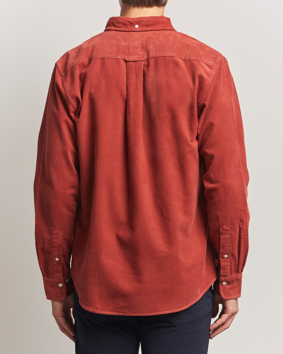 Herre | Skjorter | GANT | Regular Fit Corduroy Shirt Modern Rust