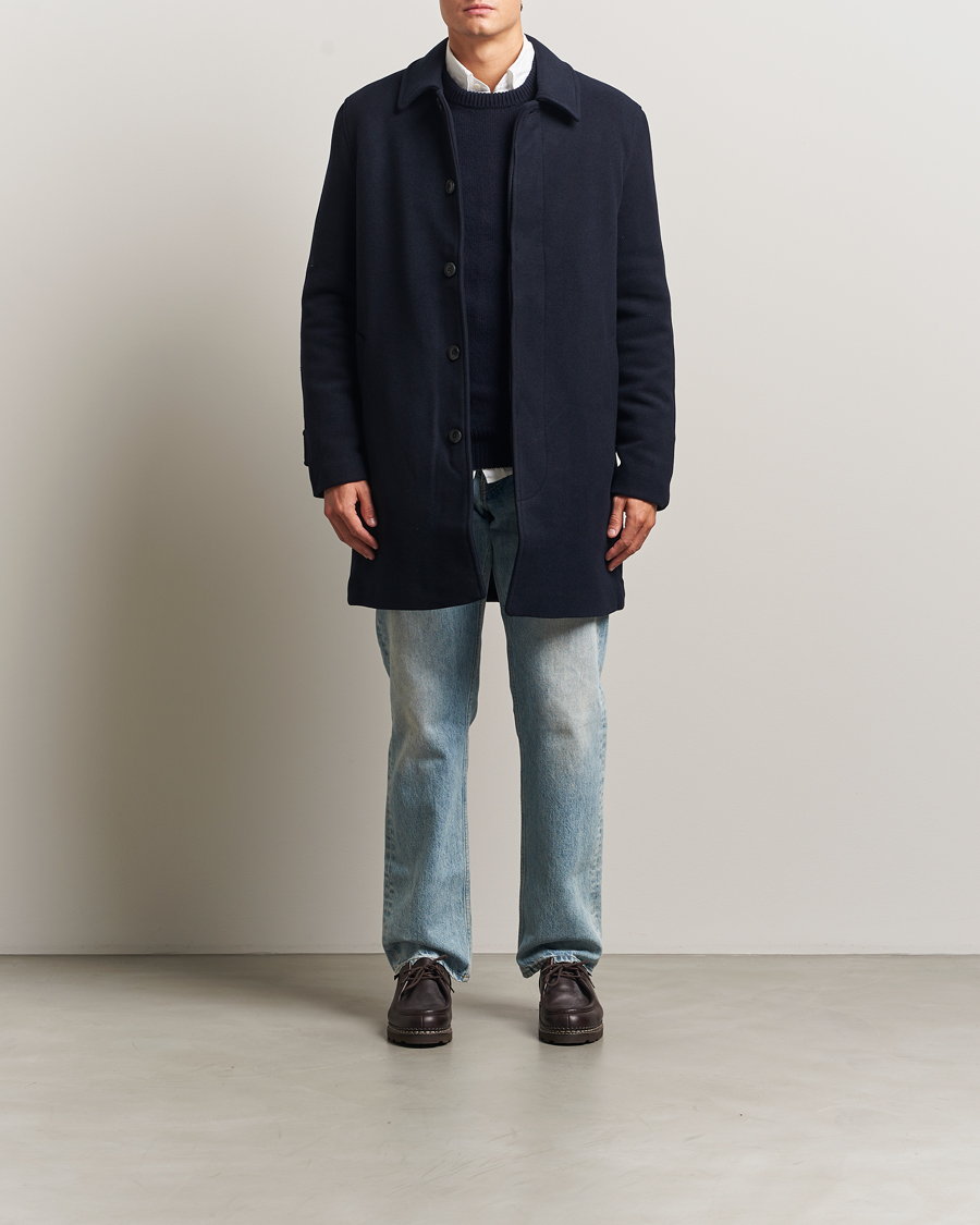 Herre | Jakker | Samsøe Samsøe | Labby Wool Coat Salute Navy