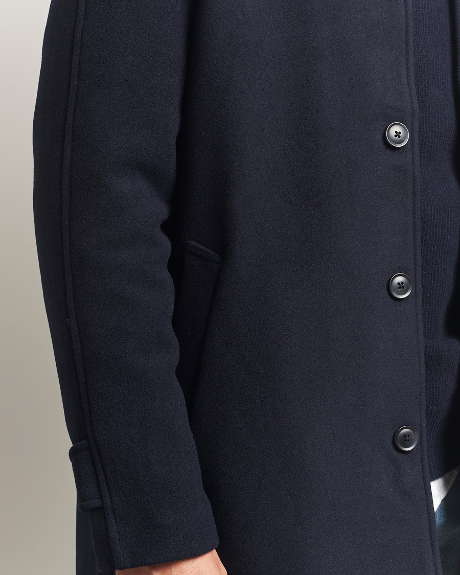 Herre | Jakker | Samsøe Samsøe | Labby Wool Coat Salute Navy