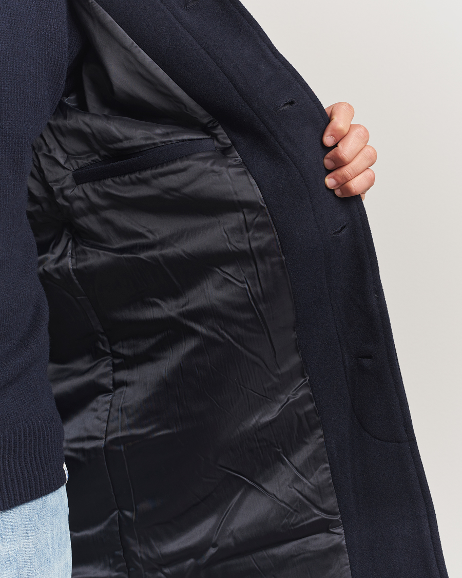 Herre | Jakker | Samsøe Samsøe | Labby Wool Coat Salute Navy