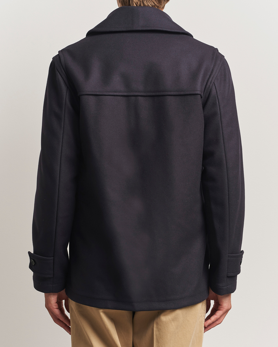 Herre | Jakker | Gloverall | Shawl Collar Duffle Jacket Navy